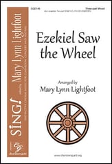 Ezekiel Saw the Wheel Three-Part Mixed choral sheet music cover